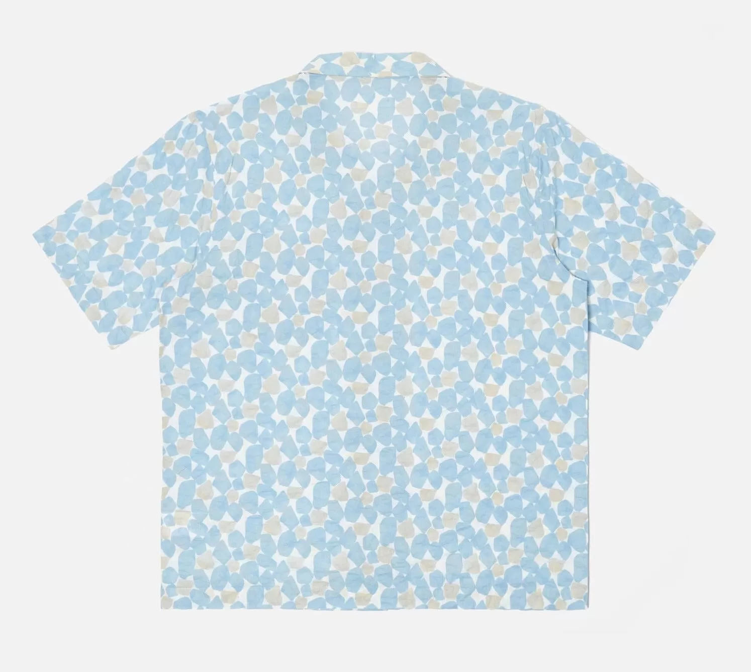 Universal Works - Road Shirt In Blue Takihyo Print