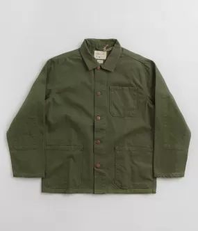 Uskees 3027 Canvas Buttoned Overshirt - Coriander