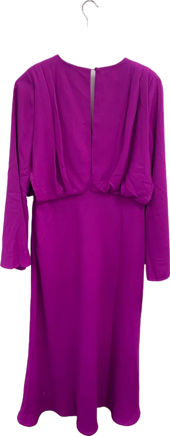 V by Very Purple Midi Dress UK 14