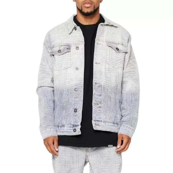 Valabasas Mr. Stitched Denim Jacket (Icy Azure) VLBS5483