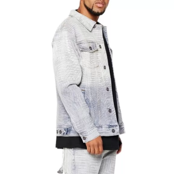 Valabasas Mr. Stitched Denim Jacket (Icy Azure) VLBS5483