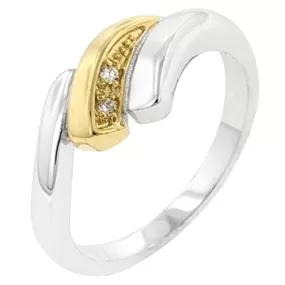 WildKlass Two-tone Swirl Ring