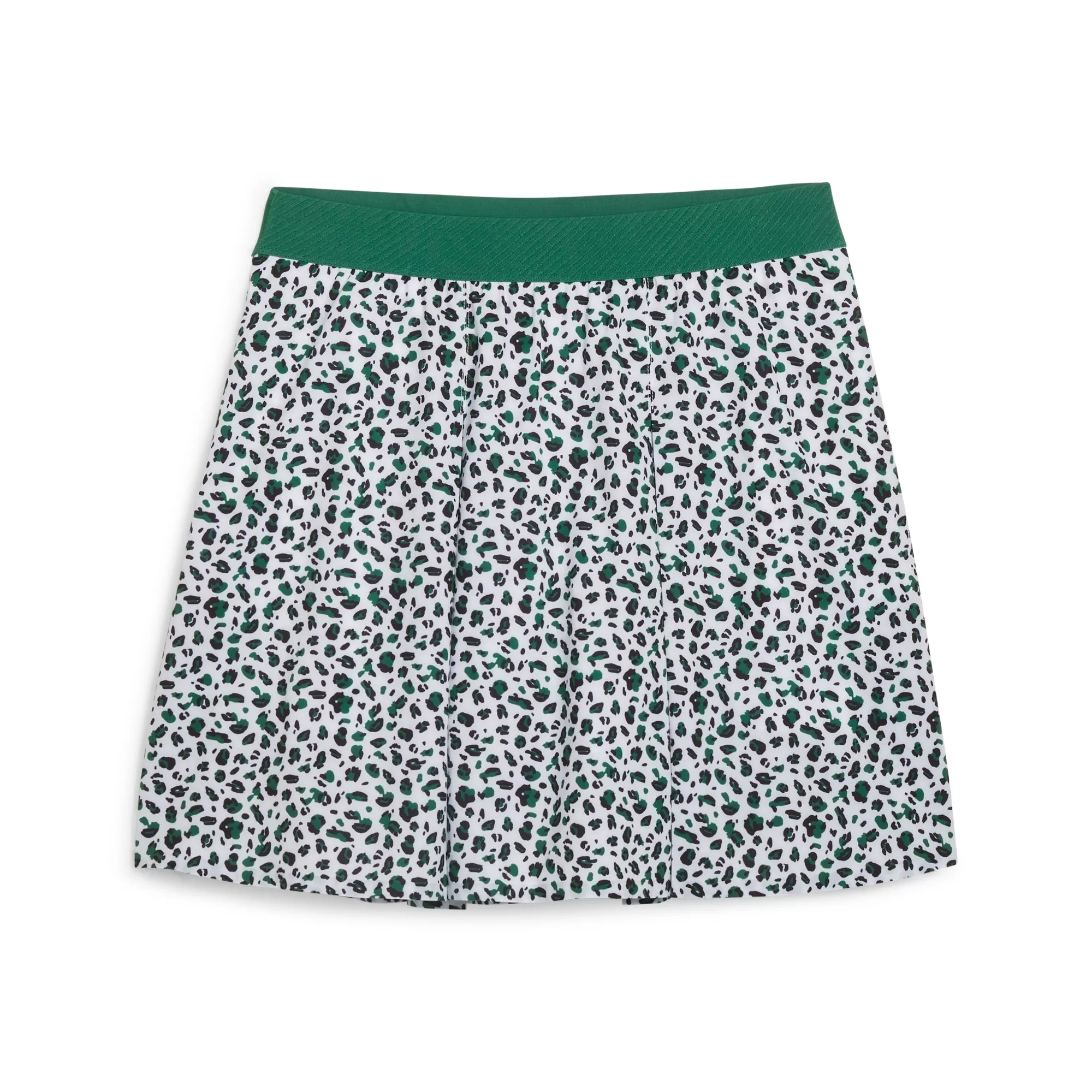 Women's Pleated Leopard Golf Skirt