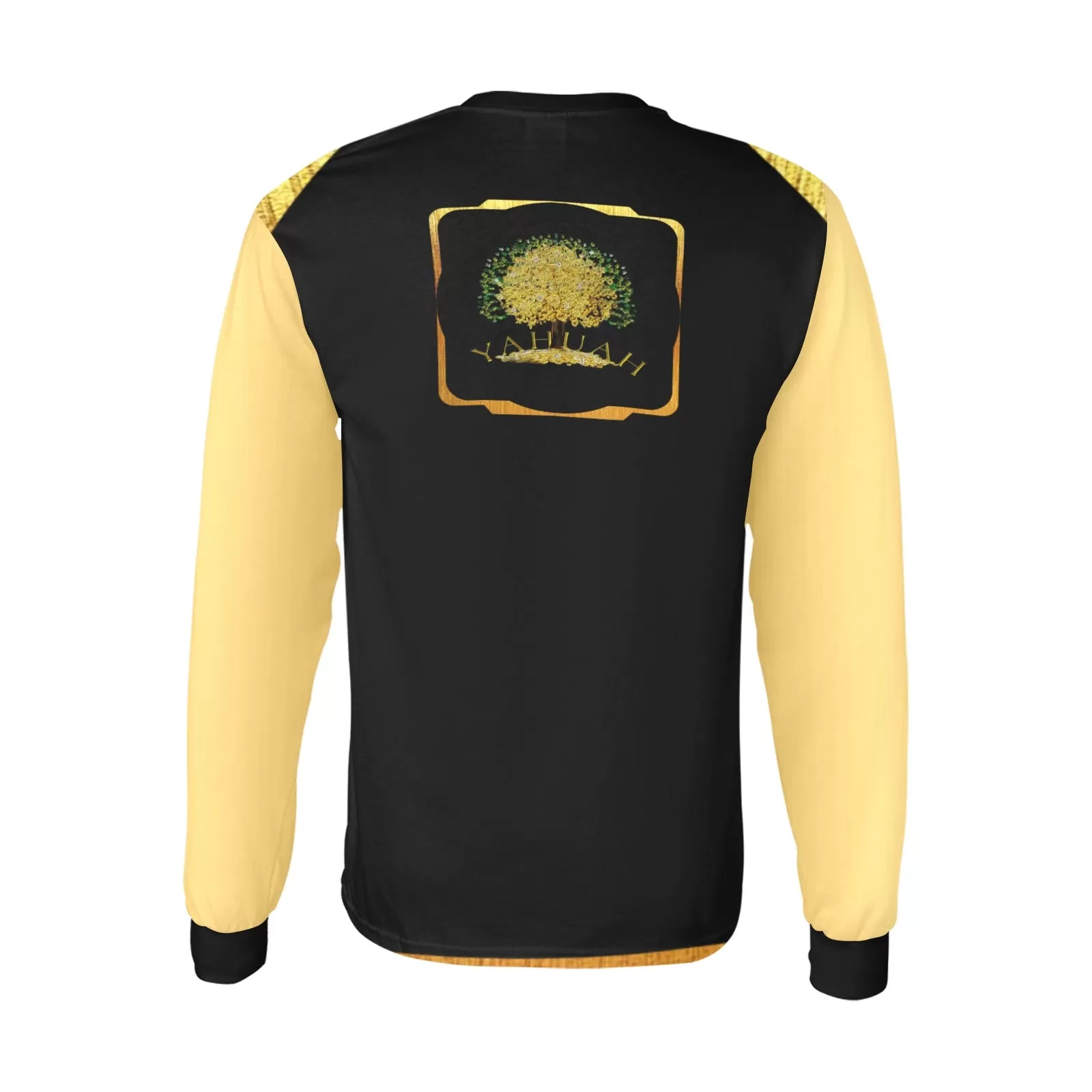 Yahuah-Tree of Life 03-01 Men's Designer Long Sleeve T-shirt